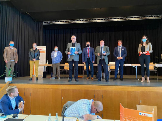 CDU Odenwald zeichnet Engelbert Weitz und Günther Podzimek mit der Alfred-Dregger-Medaille in Silber aus